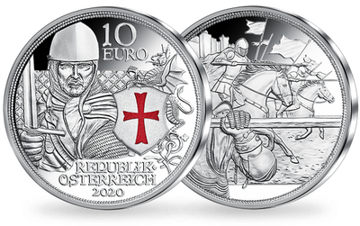 Österreichs 10-Euro-Münzen ''Tapferkeit'' 2020