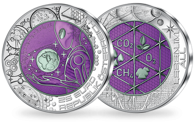 25 Euro Silber-Niob-Münze 2022 