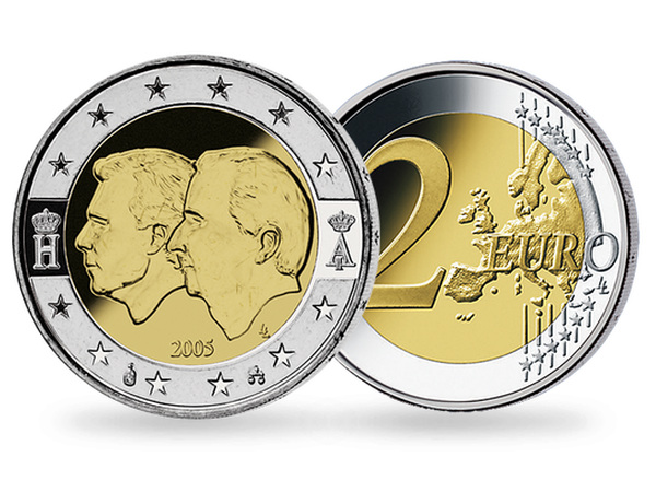 2 Euro ''Wirtschaftsunion mit Luxemburg''