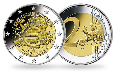 Deutschland 2012: 10 Jahre Euro-Bargeld