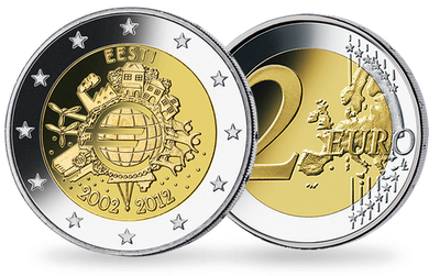 Estland 2012: 10 Jahre Euro-Bargeld