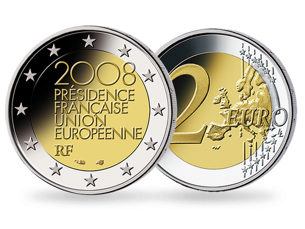 2 Euro ''Französischer Vorsitz im Rat der EU''