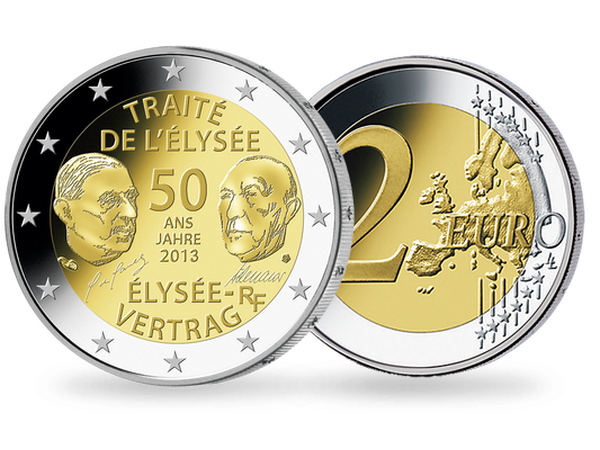 2 Euro ''50 Jahre Elyseé-Vertrag''