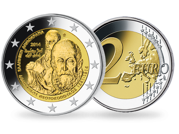 2 Euro ''400. Todestag von Domínikos Theotokópoulos''