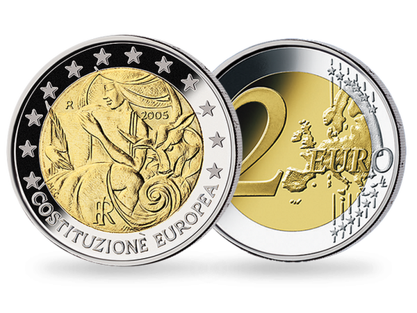 2 Euro ''1. Jahrestag der Europäischen Verfassung''