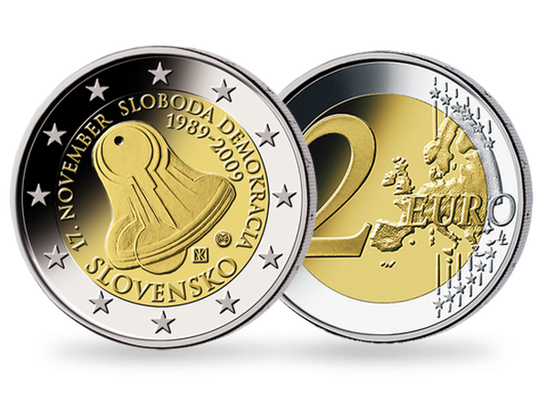 2 Euro ''20. Jahrestag der Samtenen Revolution''