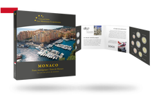 Le folder du set complet franc monégasque et euro de Monaco