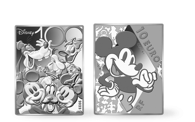 Monnaie 10€ Argent BE «Mickey et ses amis_100 ans Disney» 2023  