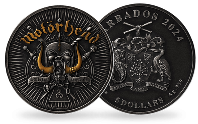 Monnaie de 1 once en argent pur « Motörhead » 2024