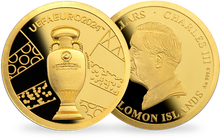 Monnaie officielle en or : « Trophée » UEFA EURO 2024