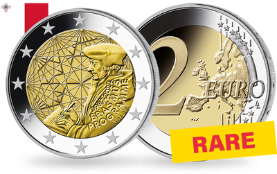 Monnaie 2 Euros « Erasmus » Malte 2022