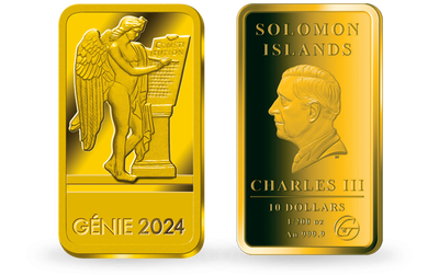 Monnaie-lingot en or le plus pur « Le Génie 2024 »