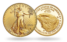 Monnaie en or massif « L'Aigle Américain » 2022