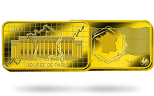 Lingot en or pur - Bourse de Paris 2019 