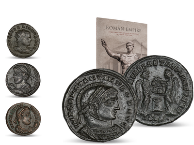 Exklusive Original-Bronzemünze zu ''Kaiser Konstantin I. den Großen''