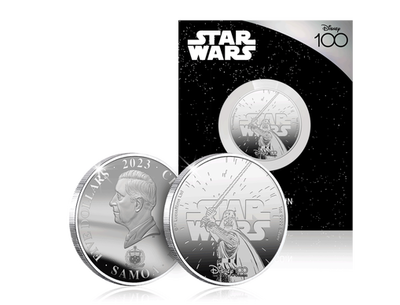 Monnaie officielle de 1 once en argent pur « Star Wars™ -Dark Vador™ »