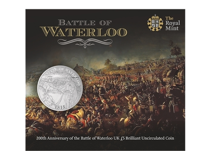 La monnaie « 200ème anniversaire de la Bataille de Waterloo »