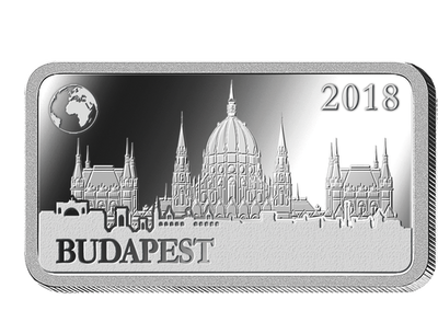 Budapest-Parlament 2018 Ingot Ag999