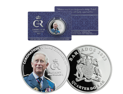 Monnaie commémorative argentée « Couronnement du Roi Charles III » 2023  