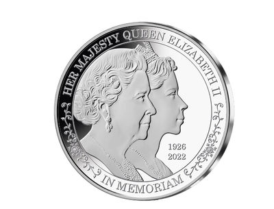La monnaie en argent pur 1 once « Double portrait » en hommage à la Reine Élizabeth II