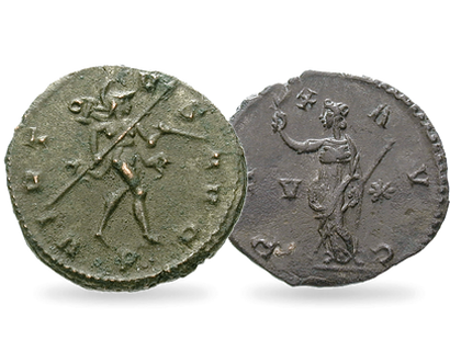 La Guerre et la Paix : deux monnaies romaines inséparables