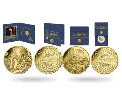Monnaies officielles en or pur «Harry Potter» 2021