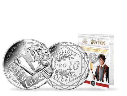 Monnaie officielle de 10 Euros en argent « Harry Potter et la Chambre des Secrets 3/18 » 2021