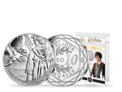 Monnaie officielle de 10 Euros en argent «Harry Potter et  la coupe de feu  7/18» 2021