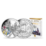 Bild: Monnaie officielle de 10 Euros en argent « Harry Potter - Château de Poudlard 18/18 » 2021
