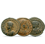 Bild: Set de monnaies romaines « Trois Césars »