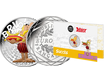 Monnaie officielle de 50 Euros en argent massif colorisé «Astérix - Succès» 2022