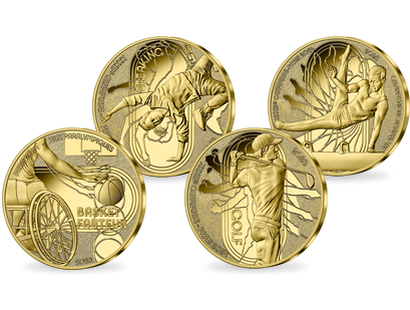Les monnaies officielles en or pur « PARIS 2024 - Les Sports » 2023