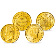 Bild: Set de monnaies anciennes "Napoléon Empereur" en or massif 