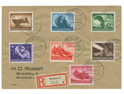 Die echtgelaufenen Briefe des Deutschen Reiches 1933–1945