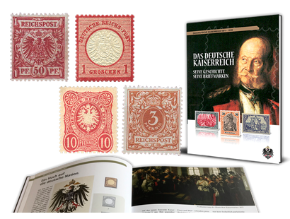 Briefmarkenbuch „Das Deutsche Kaiserreich – seine Geschichte, seine Briefmarken"