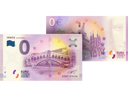 Billet Souvenir 0 Euros « Venise - pont du Rialto »
