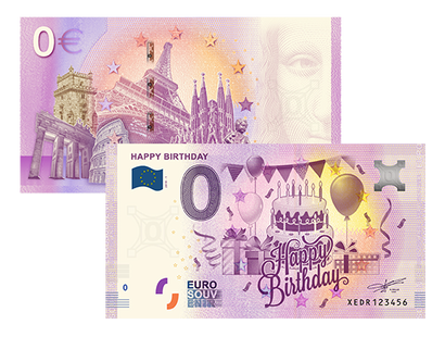 0-Euro-Schein ''Happy Birthday''