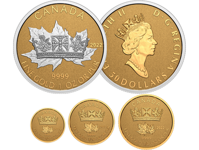Kanadas ''Gold Maple Leaf'' Komplett-Satz 2022