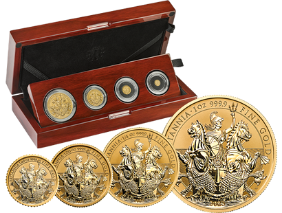 Weltpremiere: Gold Britannia Fractional-Set 2023 - erstmals mit King Charles III.