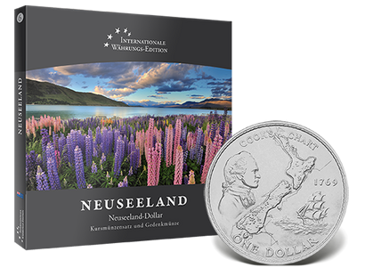 Offizieller Kursmünzensatz Neuseelands mit seltener Sonder-Gedenkmünze