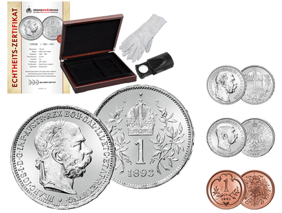 Die erste Silberkrone von Kaiser Franz Joseph I. 1892-1907