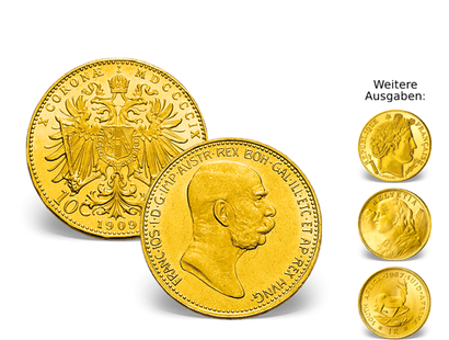 Die berühmtesten Goldmünzen der Welt - Ihr Start: 10-Kronen "Marschall"
