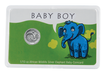Carte numismatique " Bébé garçon "