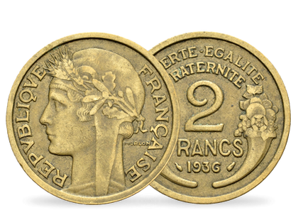 Monnaie ancienne "2 Francs Morlon"
