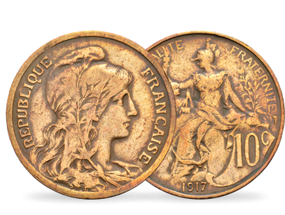 Monnaie ancienne "10 centimes Daniel-Dupuis"