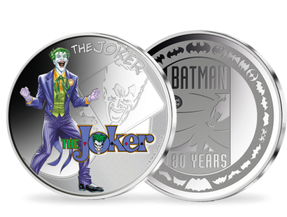 Frappe argentée et colorisée «Joker»