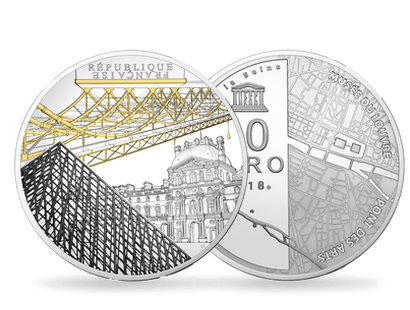 Monnaie de 10 Euros en argent massif «UNESCO - Rives de Seine» 2018