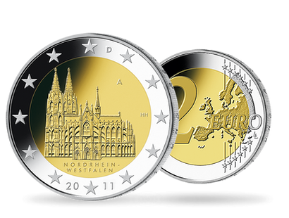 Monnaie de 2 Euros «Cathédrale de Cologne» Allemagne 2011  