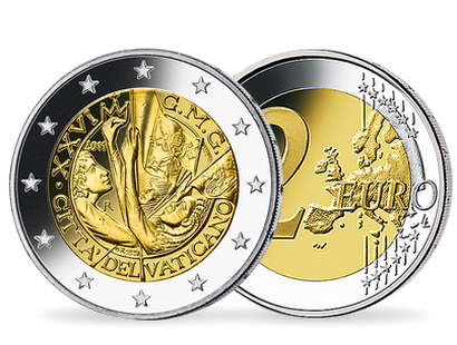 Monnaie de 2 Euros «26èmes Journées mondiales de la jeunesse» Vatican 2011