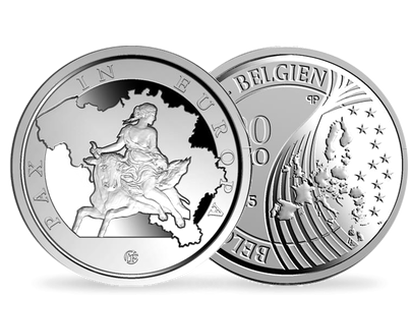 Belgique 2015 20 Euros Europe et le Taureau Ag BE